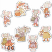 リトルネズミ シール (正面)