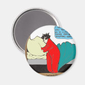 「リトルネモ」がベッドに マグネット (正面/裏面)