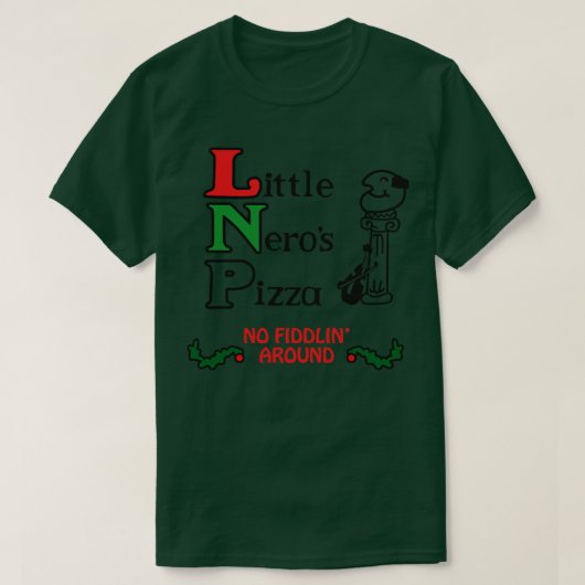 リトルネロスピザ Tシャツ (デザイン正面)