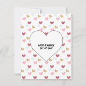 リトルノートロットオブラブバレンタインハート シーズンカード (裏面)