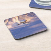 リトルハウスインザスノーコルクコースター コースター (左側)