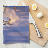 リトルハウスインザスノータオル キッチンタオル (四つ折り)