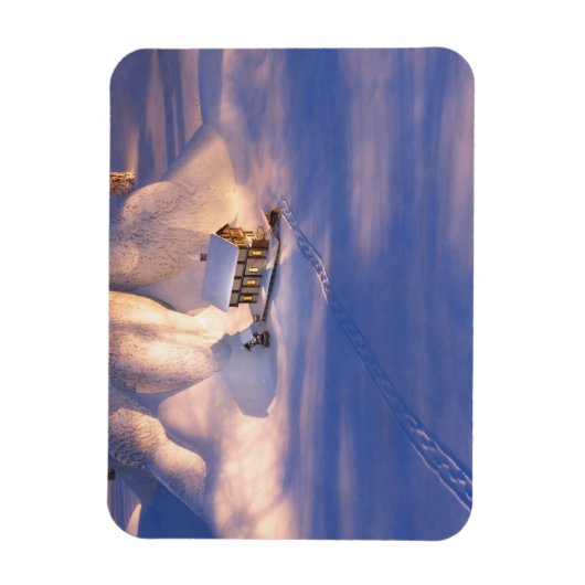 リトルハウスインザスノーフレキシブルマグネット マグネット (縦)