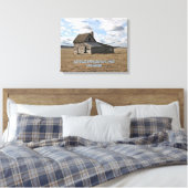 リトルハウスオンザプレーリー キャンバスプリント (インサイチュ (寝室))