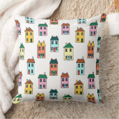 リトルハウスパターン クッション (ブランケット)