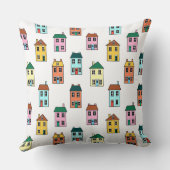 リトルハウスパターン クッション (裏面)