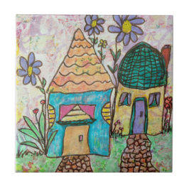 リトルハウスビッグ花 タイル