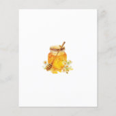 リトルハニーバジェットベビーシャワー招待状 チラシ (裏面)