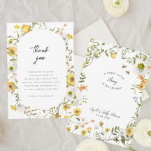 リトルハニービーイエロー ワイルドフラワーベイビーシャワー