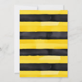 リトルハニービーテディベアベビーシャワー招待状 招待状 (裏面)