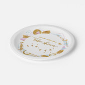 リトルハニービーテーマベビーシャワー ペーパープレート (アングル)