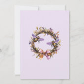 リトルハニービーバラベビーシャワー招待状 招待状 (裏面)