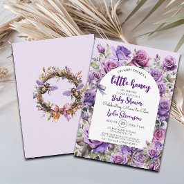 リトルハニービーバラベビーシャワー招待状 招待状