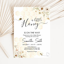 リトルハニービーベイビーシャワー 招待状