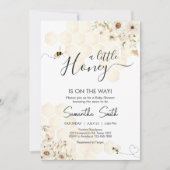 リトルハニービーベイビーシャワー 招待状 (正面)