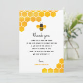 リトルハニービーベビーシャワーサンキューカード サンキューカード (スタンド正面)