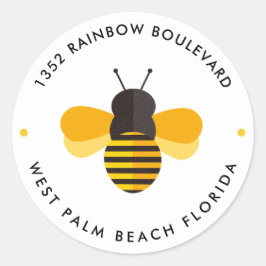 リトルハニービー誕生日差出人住所 ラウンドシール