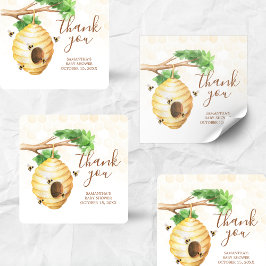 リトルハニービー赤ちゃんシャワー スクエアシール