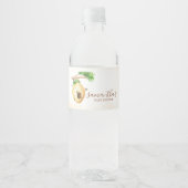 リトルハニービー赤ちゃんシャワー ペットボトルラベル (正面)