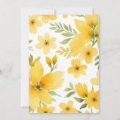 リトルハニー1歳の誕生日招待状 招待状 (裏面)