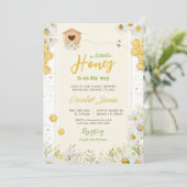 リトルハニー（昆虫）マルハナバチママへベイビーシャワー 招待状 (スタンド正面)