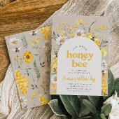 リトルハネビー誕生日招待状 招待状