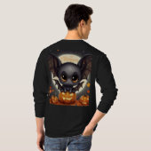 リトルハロウィーンこうもり Tシャツ (裏面フル)