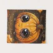 リトルハロウィーンカボチャ タペストリー (正面(横))