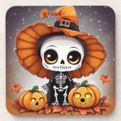 リトルハロウィーンスケルトン2 コースター (正面)