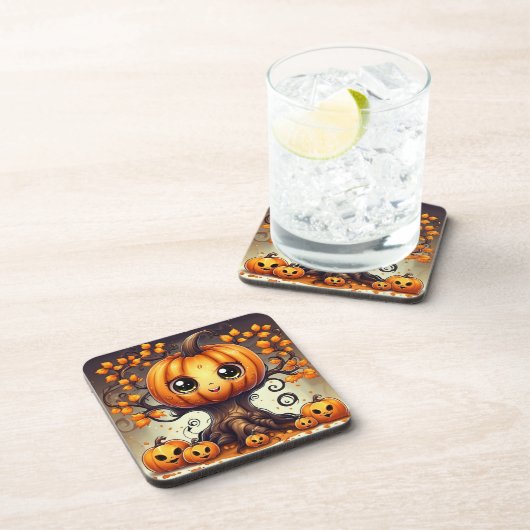 リトルハロウィーンパンプキンツリー コースター (右側)