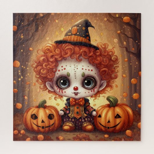 リトルハロウィーンピエロ1 ジグソーパズル (縦)