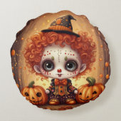 リトルハロウィーンピエロ1 ラウンドクッション (裏面)