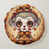 リトルハロウィーンピエロ2 ラウンドクッション (裏面)