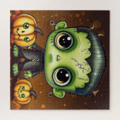 リトルハロウィーンフランケンシュタイン ジグソーパズル (横)
