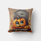 リトルハロウィーン墓石 クッション (正面)