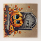リトルハロウィーン墓石 ジグソーパズル (横)