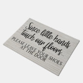 リトルハンズTouch床ドアで靴 ドアマット (アングル)