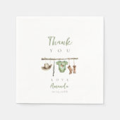 リトルハンターベイビーシャワー スタンダードカクテルナプキン (正面)