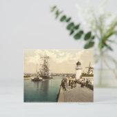 リトルハンプトンピア&ハーバー，イングランド ポストカード (スタンド正面)