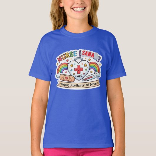 リトルハーツ救急看護師サイン Tシャツ (正面)