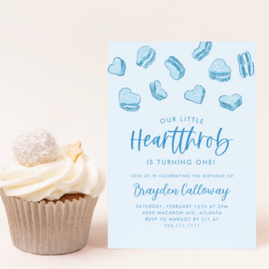 リトルハートスロブバレンタインバースデーパーティー 招待状