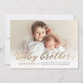 リトルハートベビーブラザー誕生発表 シーズンカード (正面)