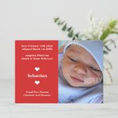 リトルハート新生児の導入発表 案内状 (スタンド正面)