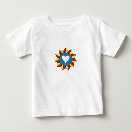 リトルハート ベビーTシャツ (正面)