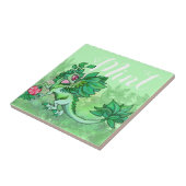 リトルハーブガーデンドラゴン~ミント タイル (側面)