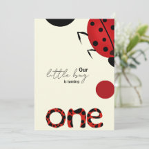 リトルバグの誕生日パーティの招待状