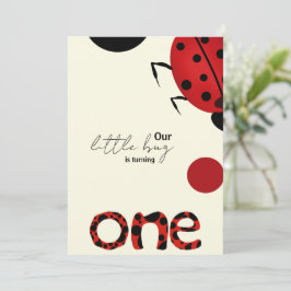 リトルバグの誕生日パーティの招待状 招待状