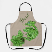 リトルバジルハーブドラゴン エプロン (正面)