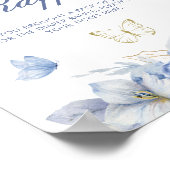 リトルバタフライおむつラッフルベビーシャワー ポスター (角)