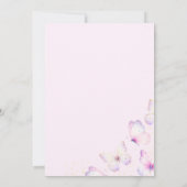 リトルバタフライが一紫の誕生日 招待状 (裏面)